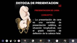 III Fase 5º Clase teórica Distocias de presentación cefálicas deflexionadas cara frente y bregma [upl. by Janaya56]