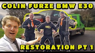 Restoring COLIN FURZEs Classic BMW E30  EP1  We Also Tour His Underground Tunnel Bunker amp Garage [upl. by Karoly357]