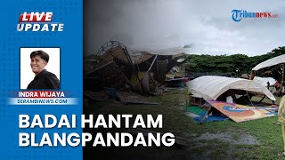 Badai Hantam Banda Aceh Tenda Pedangan di Gampong UMKM Expo Porakporanda 1 Orang Meninggal Dunia [upl. by Muhammad]