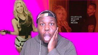 SHAKIRA FT MALUMA quotCHANTAJEquot REACTION [upl. by Gerstein762]