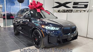 NEW ARRIVAL 2024 BMW X5 xDrive50e Carbon Black Metallic on Coffee [upl. by Llenart370]