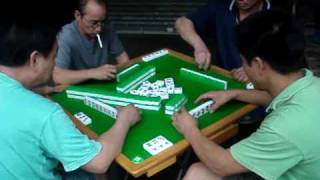 Mahjong Street Game in Hong Kong [upl. by Alverson983]