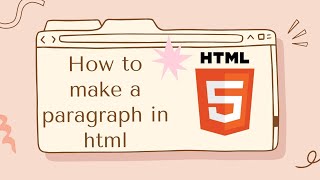 How to Write Paragraph in HTML  Paragraph Tag Tutorial html webdevelopment [upl. by Attenor]