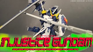 Gunpla Custom Build HG Injustice Gundam [upl. by Jorrie568]