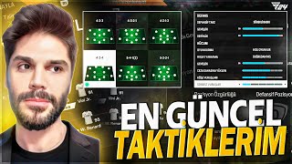 EA FC 24 GÜNCEL OLARAK KULLANDIĞIM TAKTİKLERİM [upl. by Bradleigh]