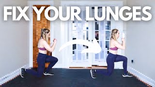 HOW TO IMPROVE YOUR LUNGE  lunge tutorial for beginners [upl. by Neelik]