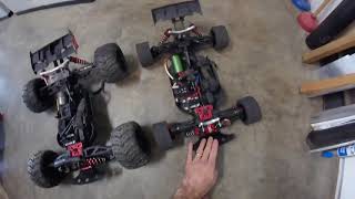 Arrma Typhon 6s quotTruggified vs Hybrid Outcast Setup Explainedquot street style rip [upl. by Ahtenak]