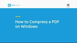 How to Compress a PDF on Windows [upl. by Debera457]