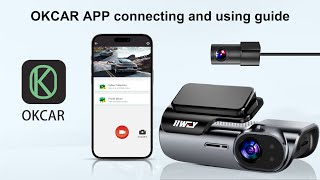 How to connect iiwey EY02 dash cam to your phone And app using guide [upl. by Eissel]