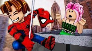 SPIDERMAN RATUJE LUDZI NA BROOKHAVEN RP [upl. by Adnuahsar857]