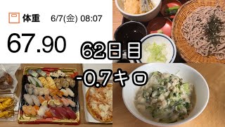 【 ダイエット vlog 】昼は外食。夜はテイクアウト。はま寿司とサイゼリヤを同時に持ち帰ってチートデイをした日。 [upl. by Airamesor]