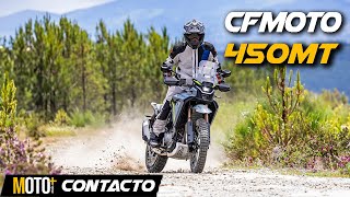 CFMOTO 450MT Uma trail para TODOS  Contacto [upl. by Balch]