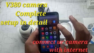 how to setup V380 camera  v380 pro wifi camera setup [upl. by Iuqcaj]