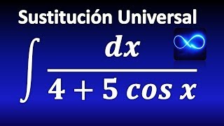 319 Integrales racionales trigonométricas sustitución Universal o Weierstrass [upl. by Akina]