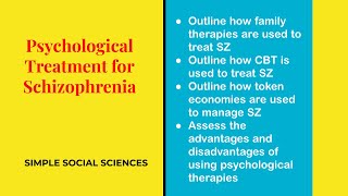 AQA ALevel Psychology  Psychological treatment for Schizophrenia by SIMPLE SOCIAL SCIENCES [upl. by Yaf72]