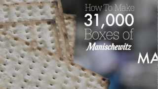 How to Make 31000 Boxes of Manischewitz Matzo [upl. by Templia]