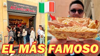 COMIENDO el SANDWICH MÁS FAMOSO de ITALIA 🥪  VLOG EN ROMA 🇮🇹 [upl. by Aihsenrad]