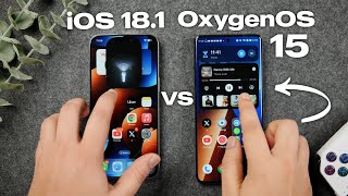 OxygenOS 15 vs iOS 181  Does Android Finally Have Smoother Animations Than iPhone [upl. by Woodhouse]