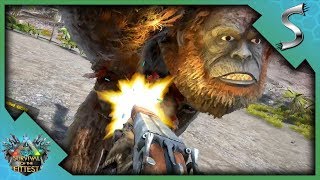 MAKING GUNS AND CLAIMING DINOS  Ark Survival of the Fittest SOTF Gameplay [upl. by Phillis]