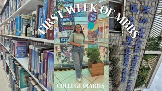 FIRST WEEK OF MBBS I VLOG I KSHEMA I 2024 [upl. by Kore585]