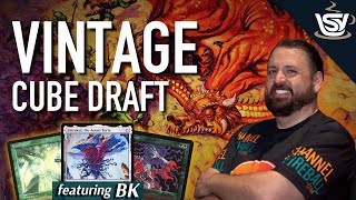 Sneaking In A Draft With BK  Vintage Cube Draft [upl. by Aztilem]