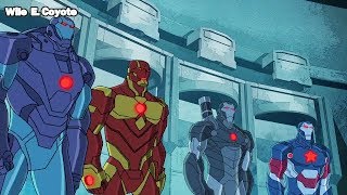 Vengadores vs Robots de Stark ♦ Los Vengadores Unidos T02E15 ♦ Español Latino [upl. by Adala]