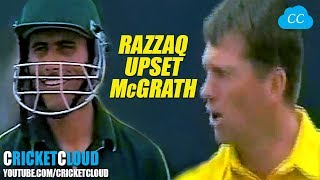 ABDUL RAZZAQ SUPER UPSET McGRATH  PART  2 [upl. by Yduj573]