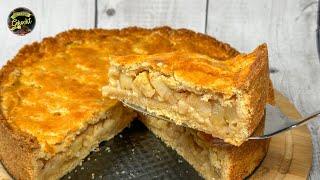 Gedeckter Apfelkuchen nach Omas Art  UNGLAUBLICH LECKERES REZEPT [upl. by Sielen906]