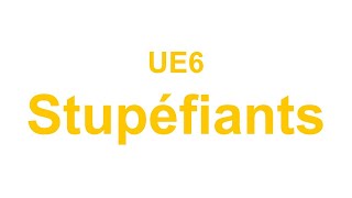 UE6 Stupéfiants [upl. by Nevlin]