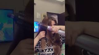 Trying to creat blow dryer look🥹♥️ rabeecakhan funny youtube trending [upl. by Hartill]