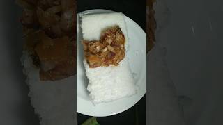 Sri lankan milk rice with lunu miris ❤ 😍 trending food [upl. by Glenden599]