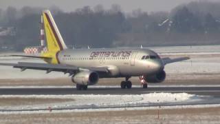 Germanwings Airbus A319100 DAGWL am Flughafen Düsseldorf [upl. by Yelnet]