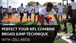 Perfect Your NFL Combine Broad Jump Technique with Izell Reese [upl. by Orva503]