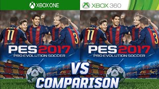 PES 2017 Xbox One Vs Xbox 360 [upl. by Llerihs]