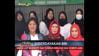 Dibina BRI UMKM LKP Modesty Nia Banjarmasin Tumbuh Brilian dan Cemerlang [upl. by Gilles603]