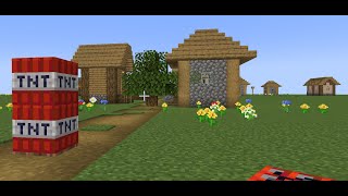 Minecraft  TNT Village [upl. by Annim]