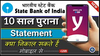 how to download statement from yono sbisbi statement on mobilebank statement online [upl. by Aoh]