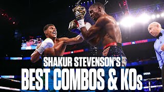 Shakur Stevensons Best Combinations and Knockouts  FIGHT HIGHLIGHTS [upl. by Gall]