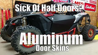 Full Aluminum Door Skins  Assault Industries F22 Doors  CanAm Maverick X3 [upl. by Wheeler]