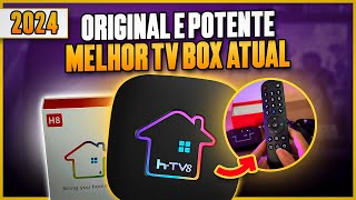 Unboxing e Primeiras Impressões do RECEPTOR HTV H8 O Mais COMPLETO do Mercado  Detalhes TV BOX H8 [upl. by Jens]