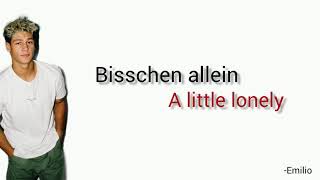 Bisschen allein Emilio  Learn German With Music English Lyrics [upl. by Ardnnaed]