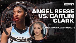 Andraya Carter amp Stephen A Smith address Angel Reese’s Flagrant 1 vs Caitlin Clark  First Take [upl. by Bijan]