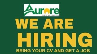 Freshers Walkin Jobs  Hyderabad location  hyderabad job Aurorepharmaceuticals [upl. by Ardnahs]