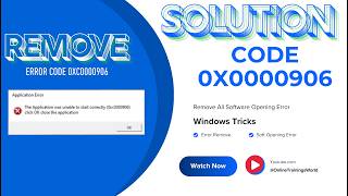 Error Code 0x0000906 EXPOSED Whats REALLY Stopping Your Application [upl. by Ingeborg]