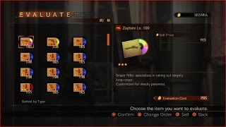 Resident Evil Revelations 2 Raid Mode LEGENDARY Zaytsev Lv 100 6 Slots Rainbow Album Weapon [upl. by Maya]