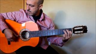 José Maria Bandera plays his Hermanos Conde 1984 flamenco guitar for sale [upl. by Mahgirb742]