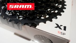 SRAM X1 1180 Cassette vs GX 1150 SRAM 11 Speed 1042t [upl. by Morrissey437]