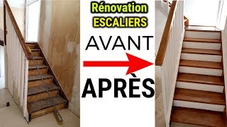 AVANTAPRÈS  Rénovation ESCALIERS [upl. by Madoc]