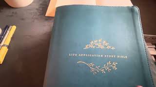 How I bible study currently encouragement anxietyrelief biblereading [upl. by Leay]