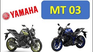 Yamaha MT 03 2019  Em detalhes [upl. by Refinnej]